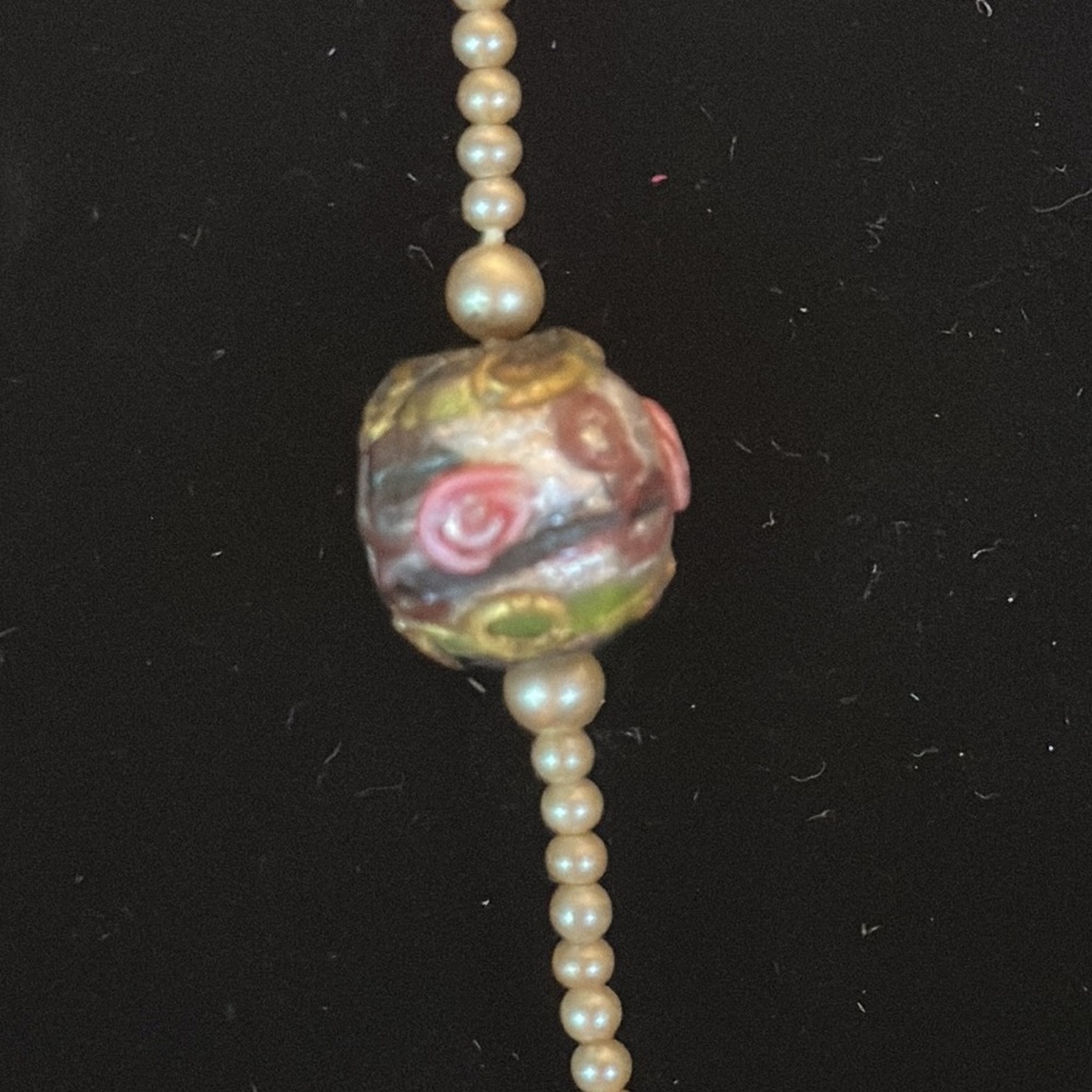 NFS RESERVE FOR TRADE Antique Venetian wedding cake beads three of them - Picture 6 of 17
